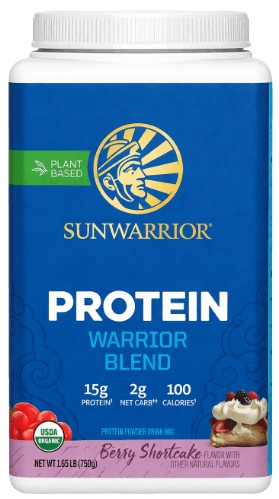 Sunwarrior Protein Warrior Blend 750g - Lesní plody