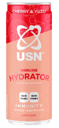 USN Immune Hydrator Low Sugar 330 ml - třešeň a yuzu