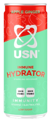 USN Immune Hydrator Low Sugar 330 ml - jablko a zázvor