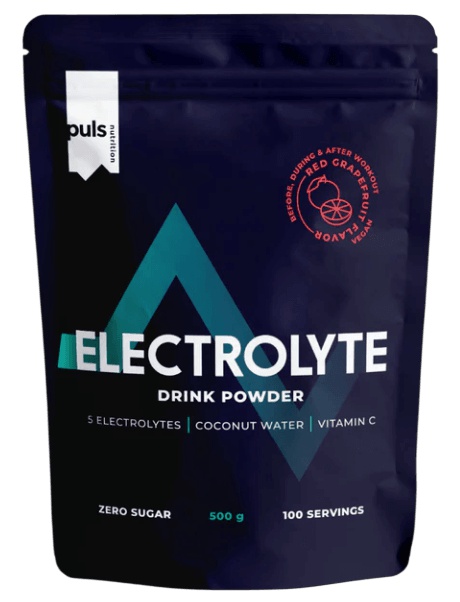 Puls Nutrition Electrolyte Drink 500 g - červený grep