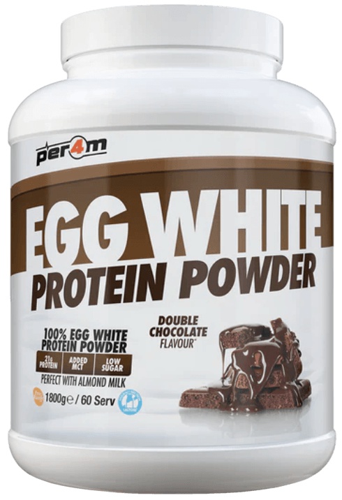 Per4m Egg White Protein Powder 1800 g - Double Chocolate