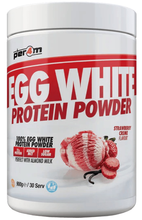 Per4m Egg White Protein Powder 900 g - Strawberry Creme