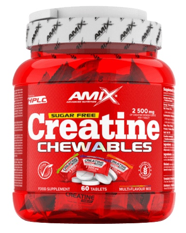Amix Creatine Monohydrate 2500 mg Chewables Tabs Zero Sugar 60 tablet