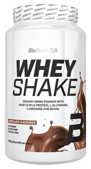 BioTechUSA Whey Shake 1000 g - čokoláda + Šejkr Wave 600 ml ZDARMA