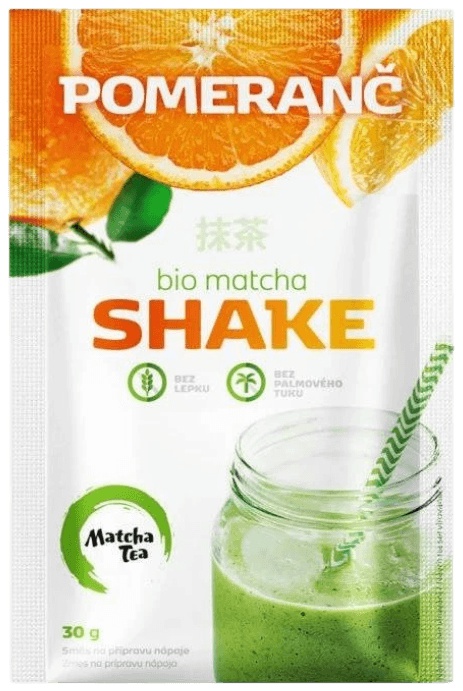 Matcha Tea Bio Matcha Shake 30 g - pomeranč