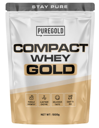 PureGold Compact Whey Protein 1000 g - čokoláda/lískový oříšek