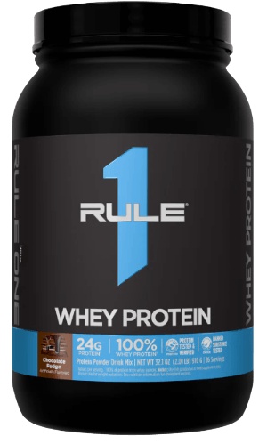 Rule 1 Whey Protein 910 g - Chocolate Fudge