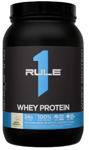 Rule 1 Whey Protein 891 g - Vanilla Ice Cream