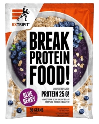 Extrifit Protein Break 90 g - borůvka
