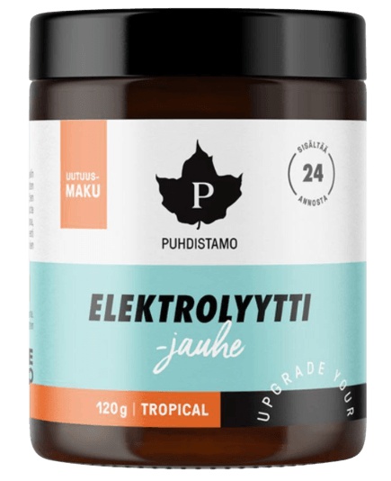 Puhdistamo Electrolyte Powder 120g, ananas