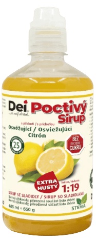 CUKRSTOP CUKR STOP sirup 650g - Osvěžující citrón