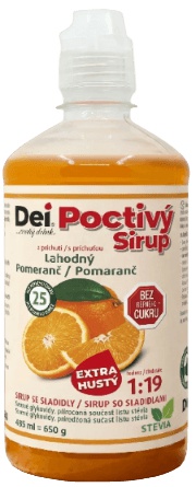 CUKRSTOP CUKR STOP sirup 650g - Lahodný pomeranč