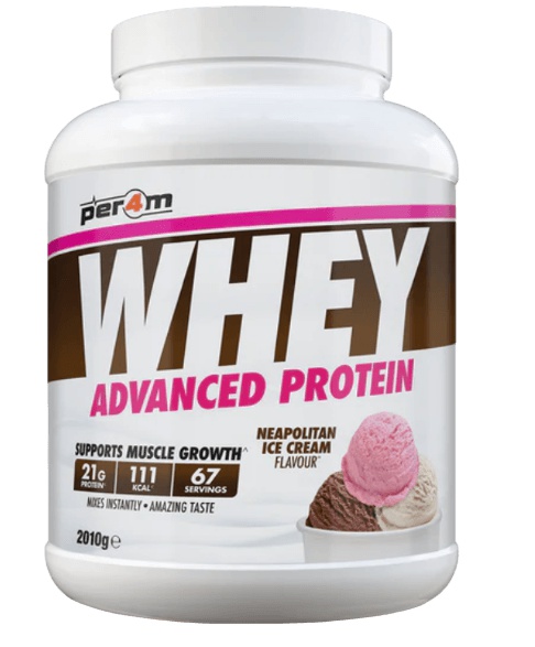 Per4m Whey Protein 2010 g - neapolská zmrzlina