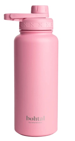 Smartshake Stainless Steel Bottle 960 ml - růžová