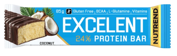 Nutrend Excelent Protein Bar 85 g - kokos v mléčné čokoládě