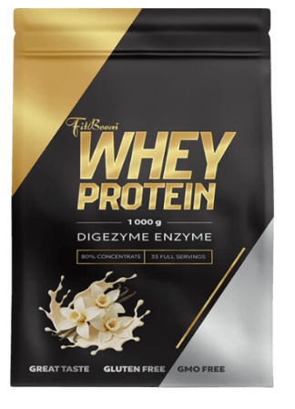 FitBoom Whey Protein 80 % 1000 g - vanilka