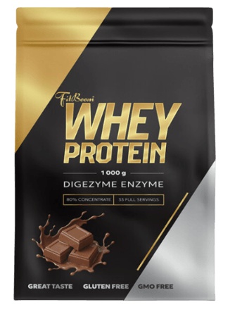 FitBoom Whey Protein 80 % 1000 g - čokoláda