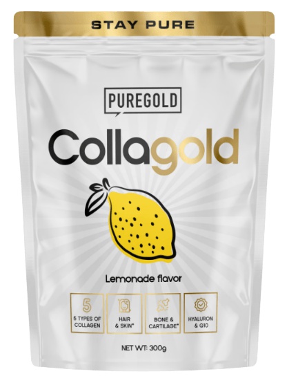 PureGold Collagold + kys. hyaluronová 300 g - citron