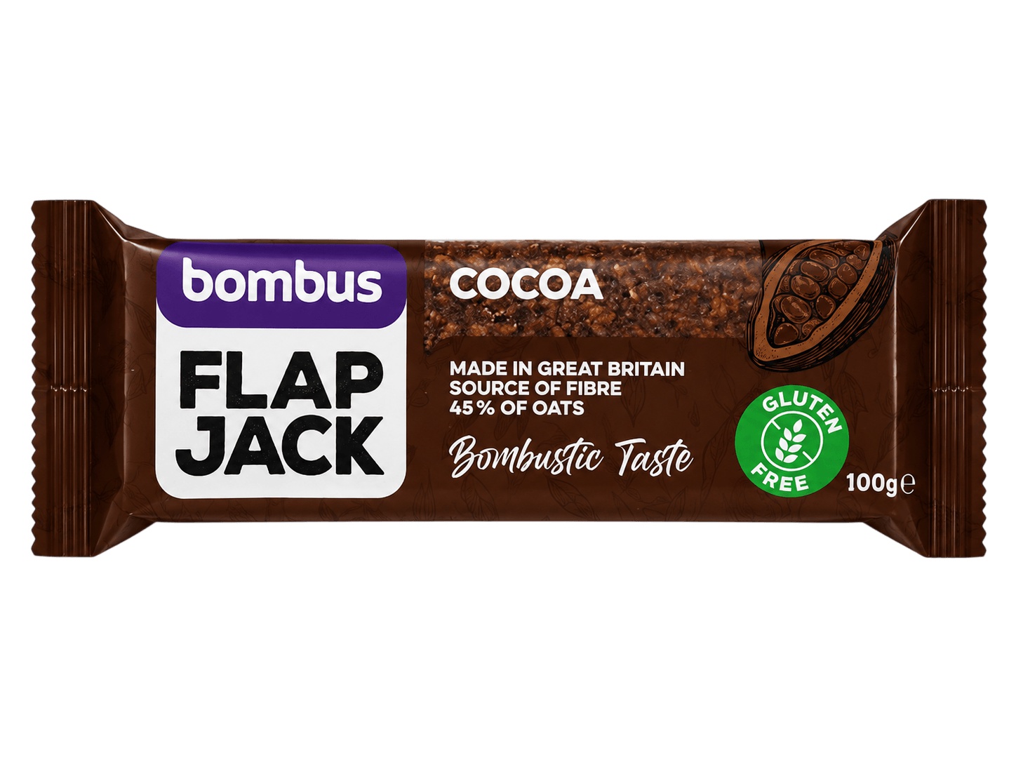 Tomm´s Flapjack 100 g - kakao bez lepku