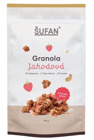 Šufan Granola 350 g - jahodová