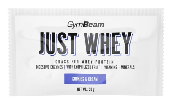 GymBeam Protein Just Whey 30 g - Cookies and Cream
