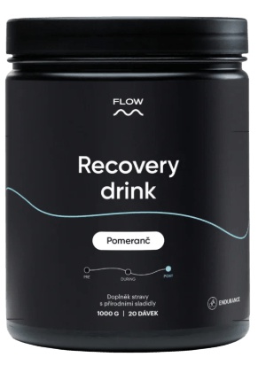 Flow Recovery Drink 1000 g - zelené jablko
