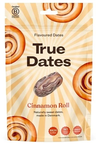 True co. True dates ochucené datle 100 g - skořicová rolka
