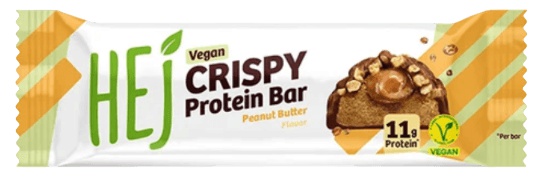HEJ Natural Vegan Crispy Protein Bar 45 g - Peanut Butter