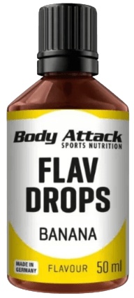 Body Attack Flav Drops 50 ml - Banán