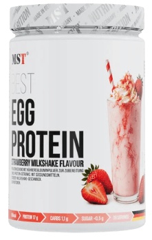 MST® Nutrition Egg Protein 900 g - jahodový milkshake