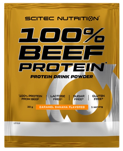 Scitec Nutrition 100% Beef Protein 30 g caramel banana