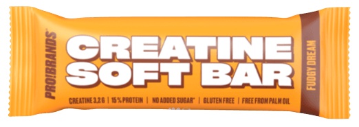 Pro!brands Creatine Soft Bar 40 g - Fudgy Dream