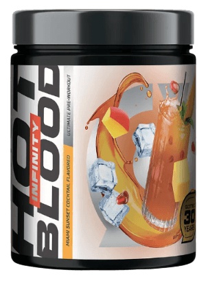 Scitec Hot Blood Infinity 350 g - Miami Sunset Cocktail + Triko Červené ZDARMA