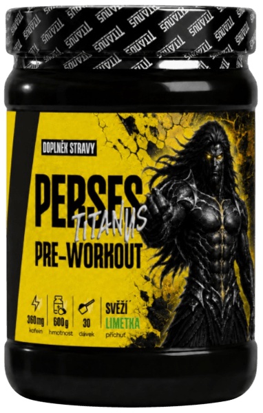 Titánus Pre-Workout Perses 600 g - svěží limetka