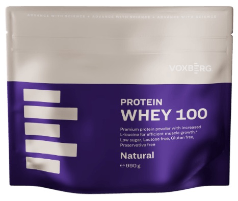Voxberg Whey Protein 100 990 g - bez příchuti