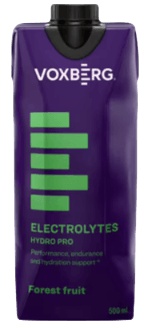 Voxberg Electrolytes Hydro Pro 500 ml - lesní plody