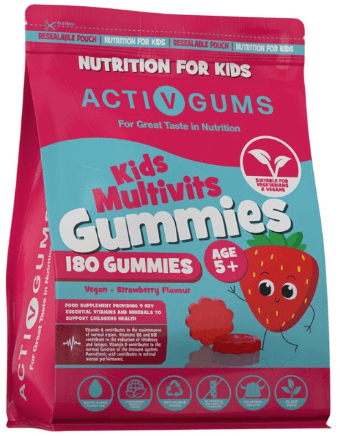 Activ Gums Kids Multivits Gummies 180 gummies