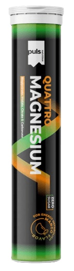 Puls Nutrition Quattro Magnesium 20 šumivých tablet - mango