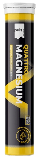 Puls Nutrition Quattro Magnesium 20 šumivých tablet - citron