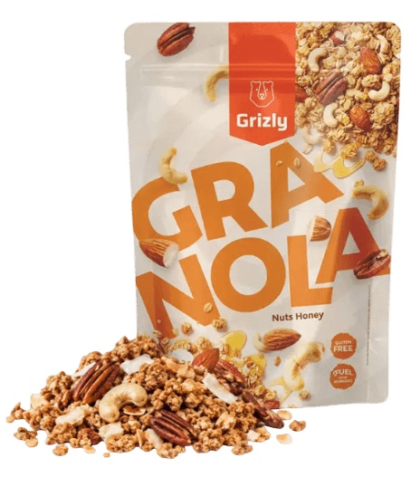Grizly Granola 450 g - ořechy a med