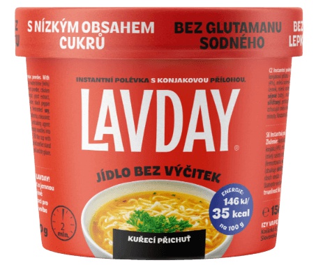 LAVDAY Instantní Konjaková Polévka 150 g - kuřecí