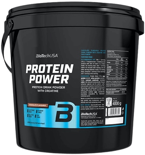BiotechUSA Protein Power 4000 g - bílá čokoláda