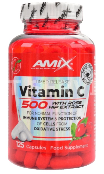 Amix Vitamin C 500 mg 125 kapslí