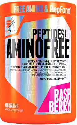 Levně Extrifit AminoFree Peptides 400 g - malina
