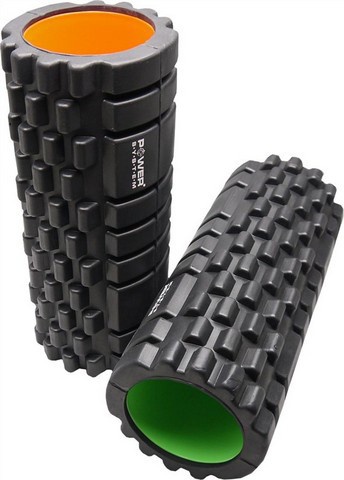 Levně Power System Fitness Roller - černá/zelený střed