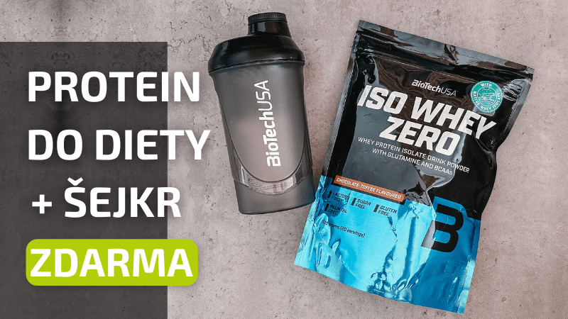BioTechUSA Iso Whey Zero 500 g + Šejkr Wave 600 ml ZDARMA