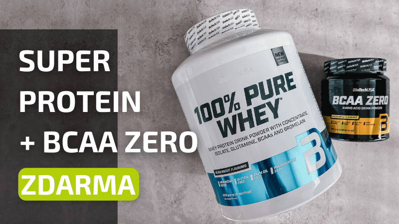 BioTechUSA 100% Pure Whey 2270 g + BCAA ZERO 360 g ZDARMA