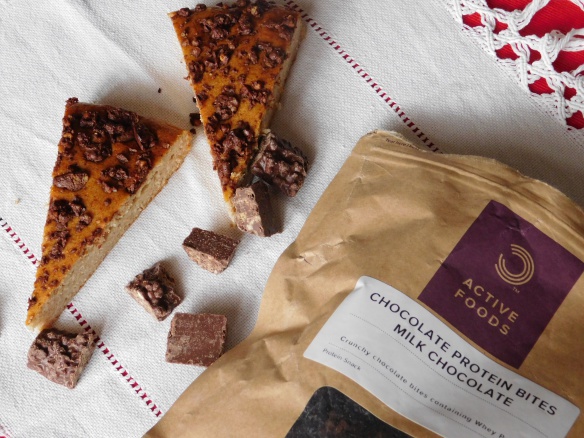 Crispy koláč ve fitness stylu s proteinem Crispy koláč ve fitness stylu s proteinem