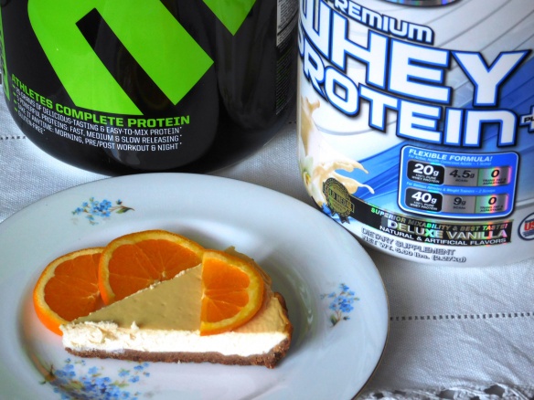 Double protein cheesecake s pomerančem Double protein cheesecake s pomerančem