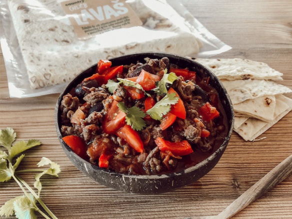 Recept: Nejlepší Chilli Con Carne s Lavašem. Recept: Nejlepší Chilli Con Carne s Lavašem.